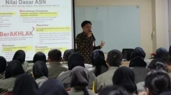 Sosialisasi ASN BerAKHLAK CPNS BNPB